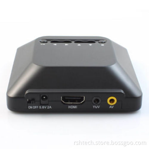 SD Media Player with USB Host Port and SD/MMC/MS Card Slot, Measuring 90 x 90 x 36mm